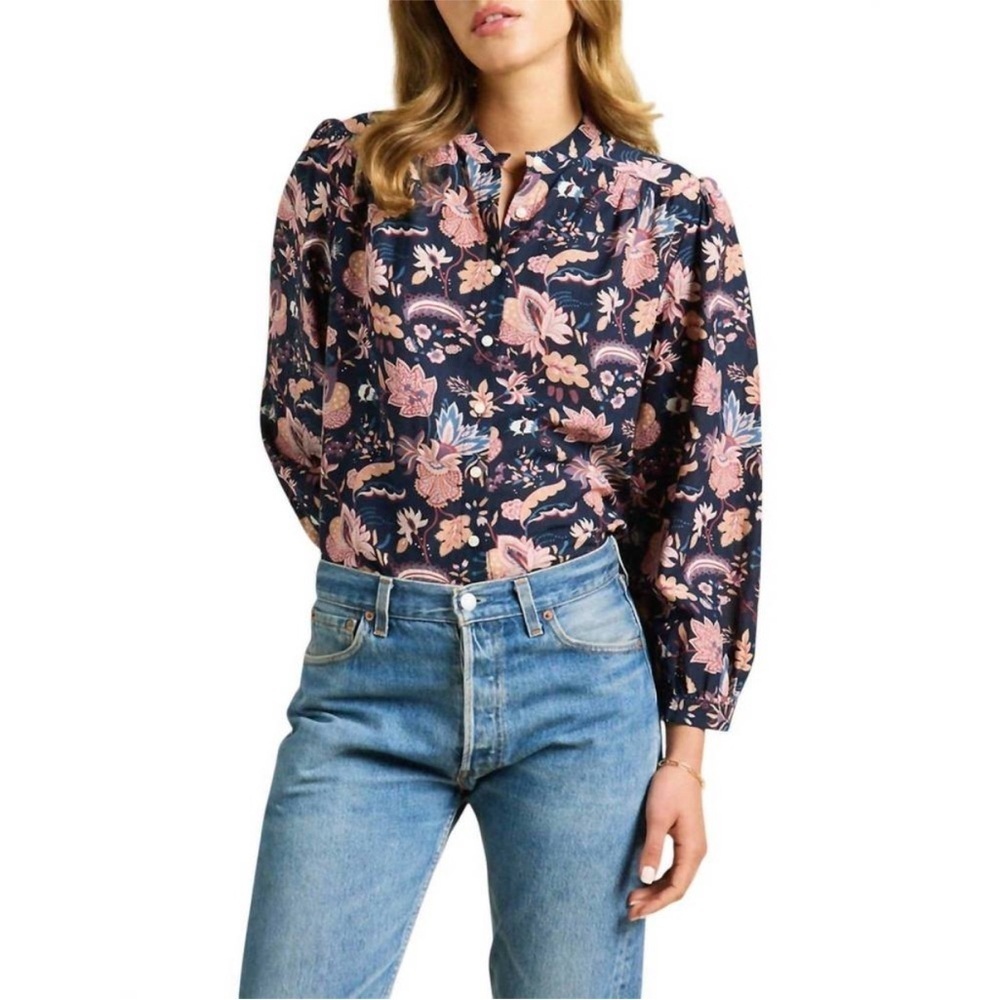 NWT TROVATA clara blouse in seaborne floral Size XS